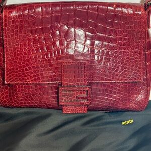 Rare Fendi Mama Alligator Bag